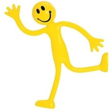 Smiley Face Bendy Man