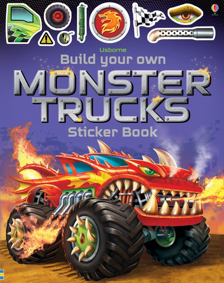 Monster Trucks Build Your Own Sticker Book
