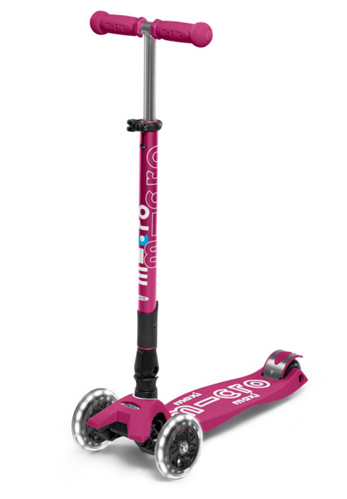 LED Foldable Maxi Deluxe BERRY Kick Scooter