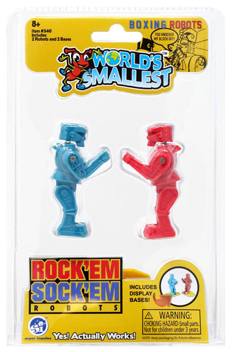 World's Smallest Rock'Em Sock'Em Robots