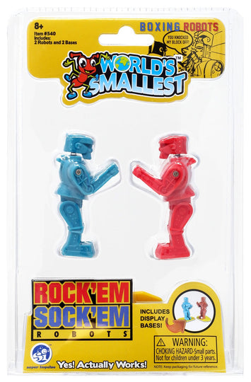 World's Smallest Rock'Em Sock'Em Robots